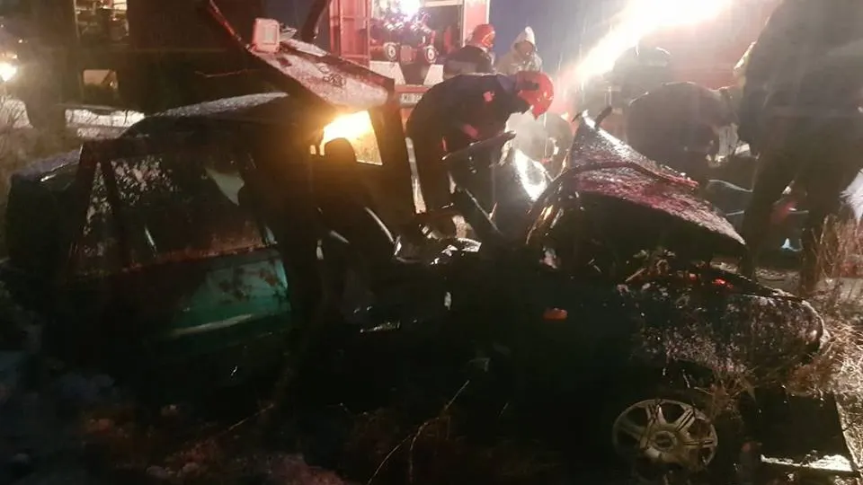 Accident grav cu două victime încarcerate în județul Giurgiu
