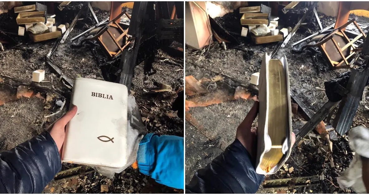 MINUNE! Singurul lucru neatins de flăcări dintr-un incendiu devastator la o casă din Suceava. FOTO
