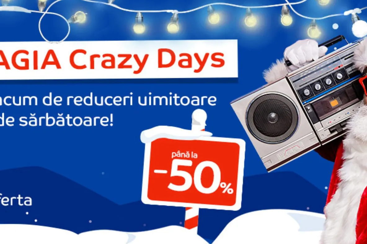 eMAG  - eMAGIA Crazy Days – Zile anapoda, preturi mult prea mici pentru produse mult prea bune