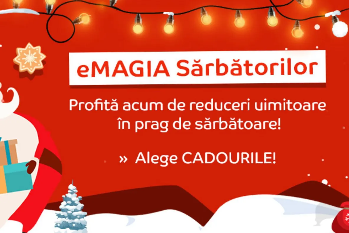 eMAG. 5 ultrabookuri la reducere din campania de Mos Craciun
