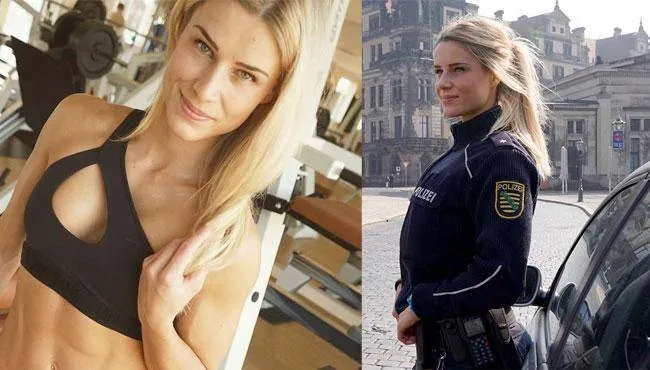 Cea mai sexy polițistă din Germania, forțată să renunțe la pozele în bikini
