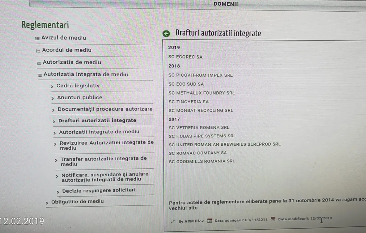 Comunicat AEDE: Directorul APM Ilfov intervine în scandalul privind groapa Glina