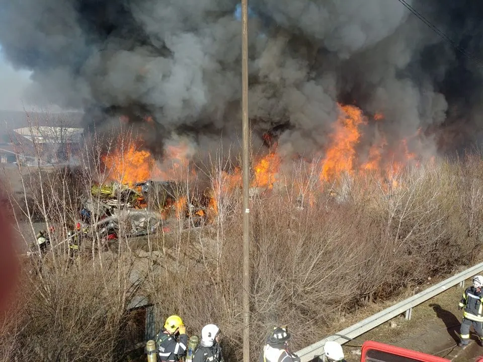 INCENDIU DEVASTATOR lângă București! ALERTĂ EXTREMĂ prin RO-ALERT