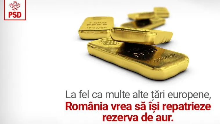 Atac PSD la aurul României. Cum justifică partidul demersul lui Dragnea