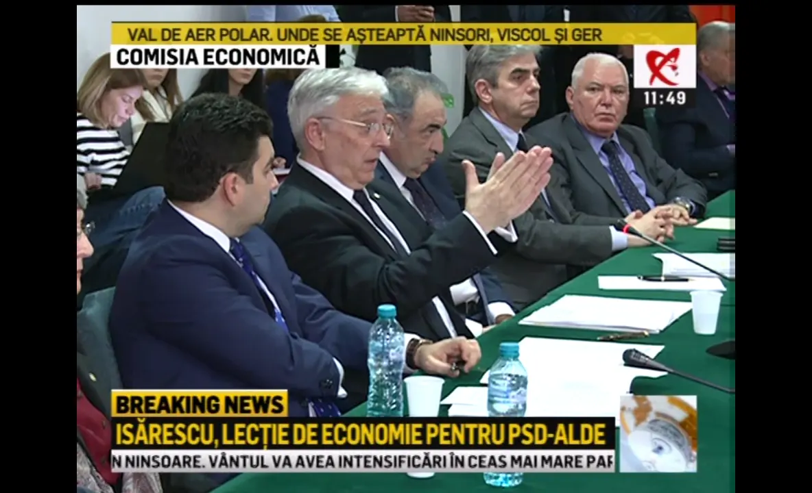Scandal în Parlament! Isărescu, lecție de economie pentru PSD-ALDE