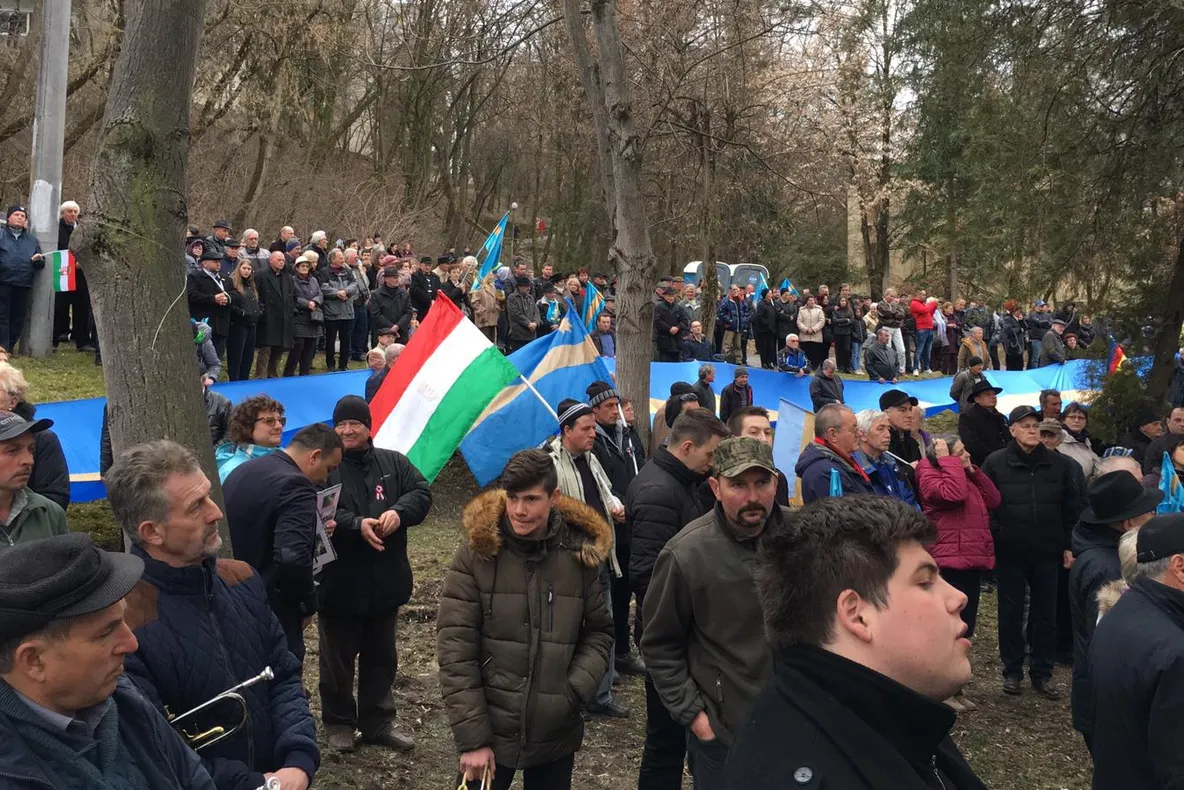 VIDEO - 2.000 de oameni la marșul de la Târgu Mureș, dedicat Zilei Libertății Secuilor
