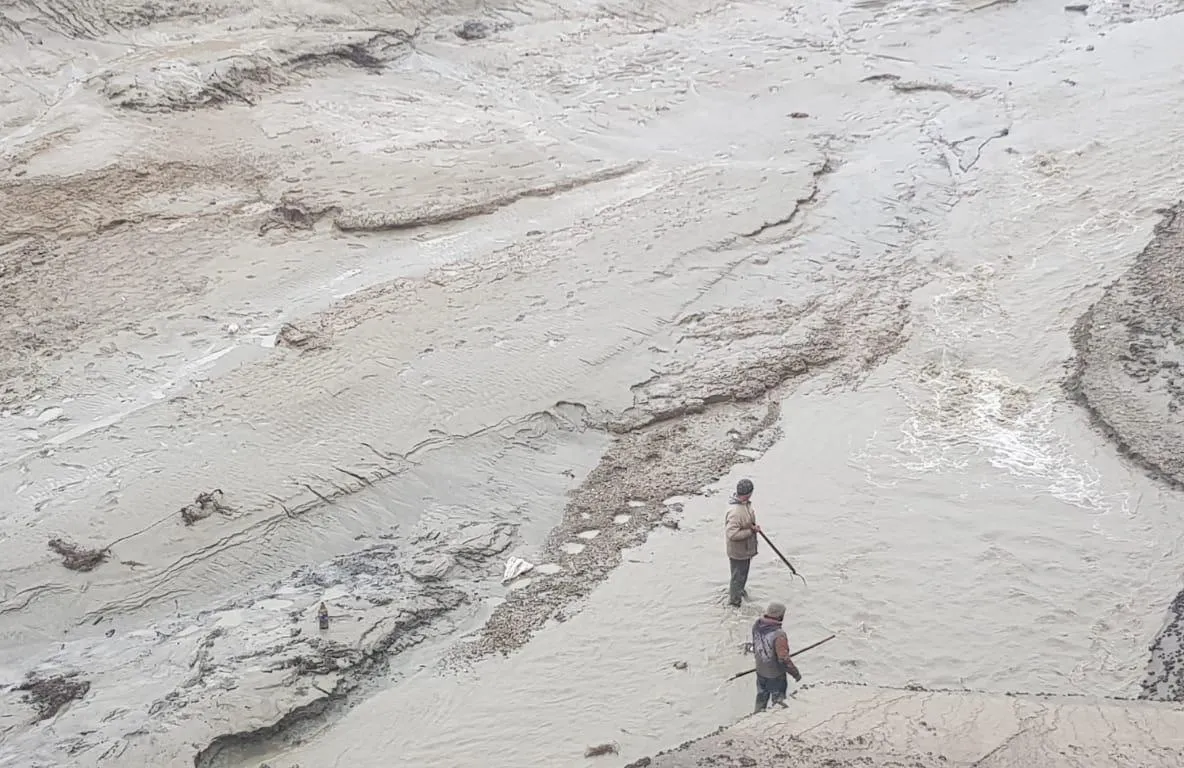 Pescuit cu furca în prima zi de prohibiție pe Lacul Galbeni din Bacău(Video)