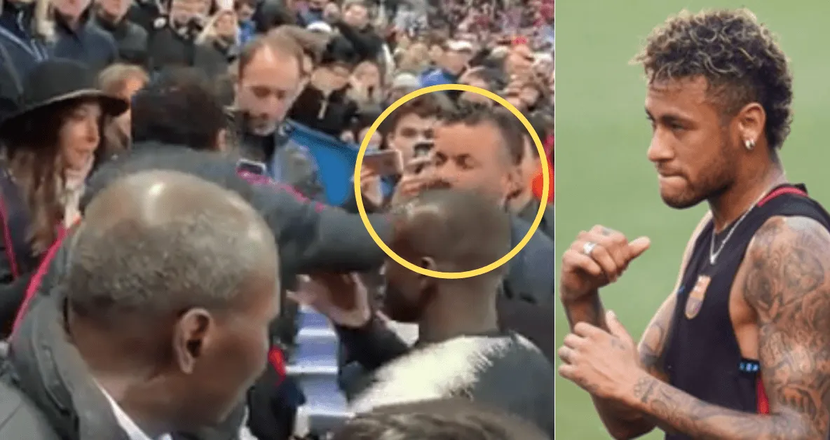Gest șocant! Celebrul Neymar a lovit un suporter