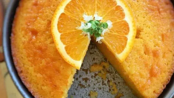 Tartă de Florii. Prăjitură cu portocale, de post 