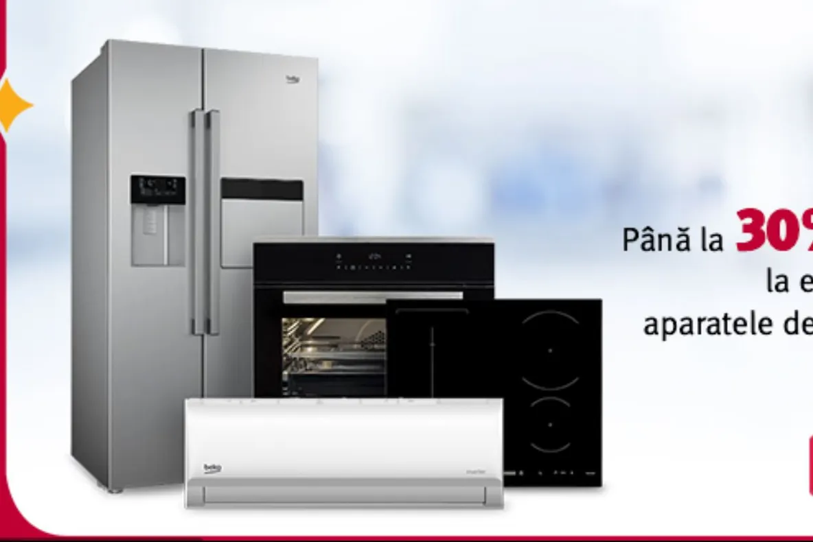 Altex - Electrocasnice Beko ce au reduceri de pana la 30%