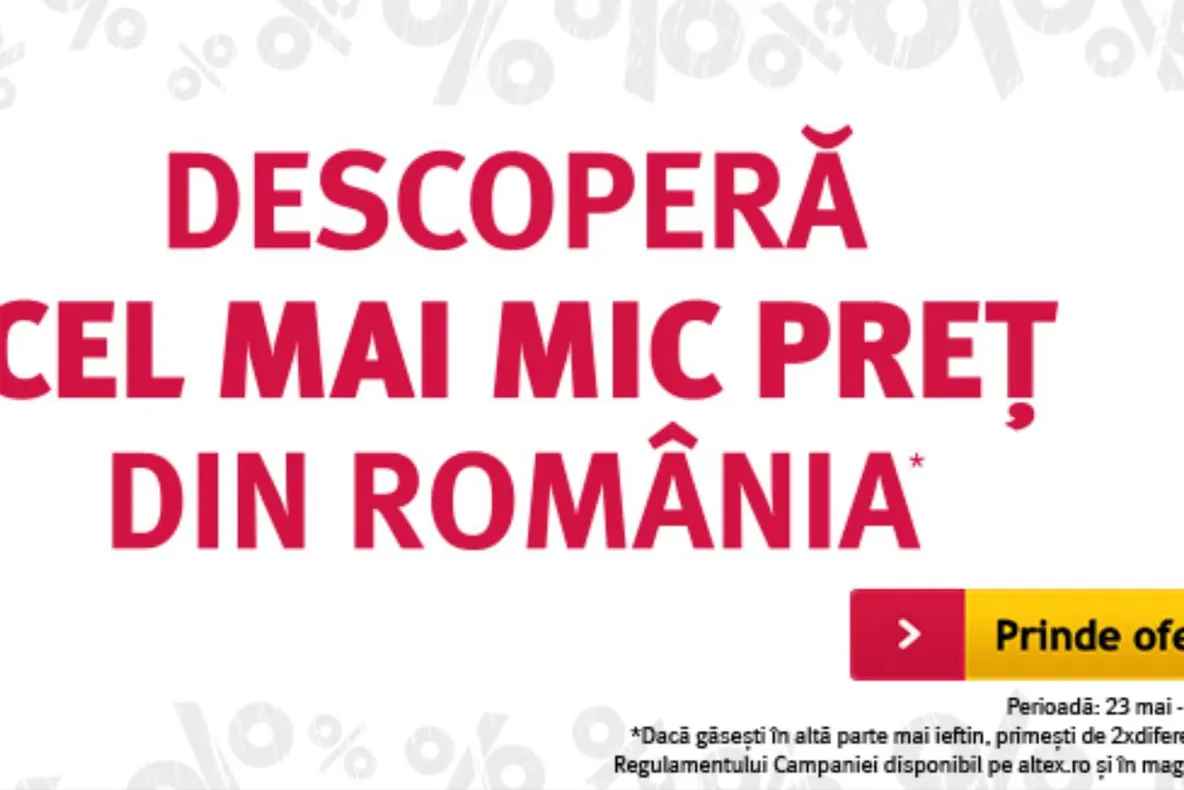 Altex - Ofertele cu cel mai mic pret din Romania