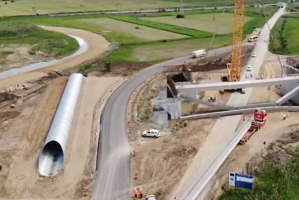 Anchetă pe șantierul autostrăzii Sebeș - Turda