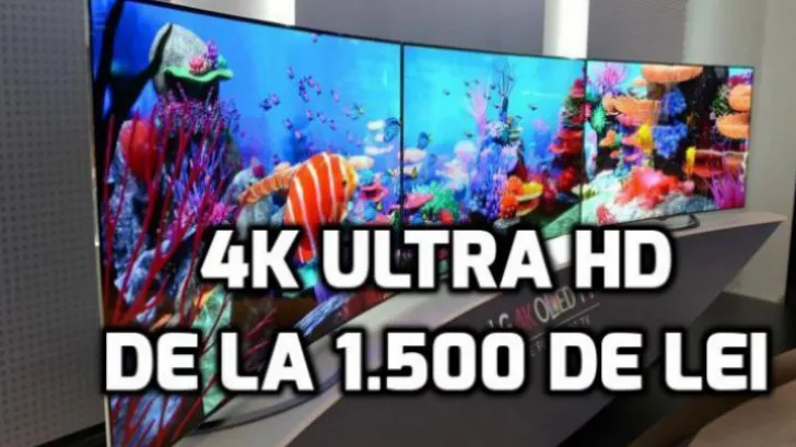 eMAG – Televizoarele 4K ULTRA HD, mult ieftinite. Cele mai bune oferte de azi