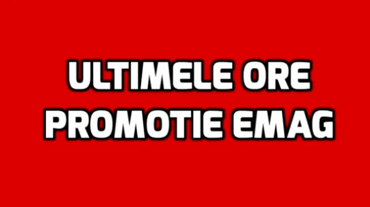 eMAG Saptamana electrocasnicelor se apropie de final! Ultimele mari reduceri