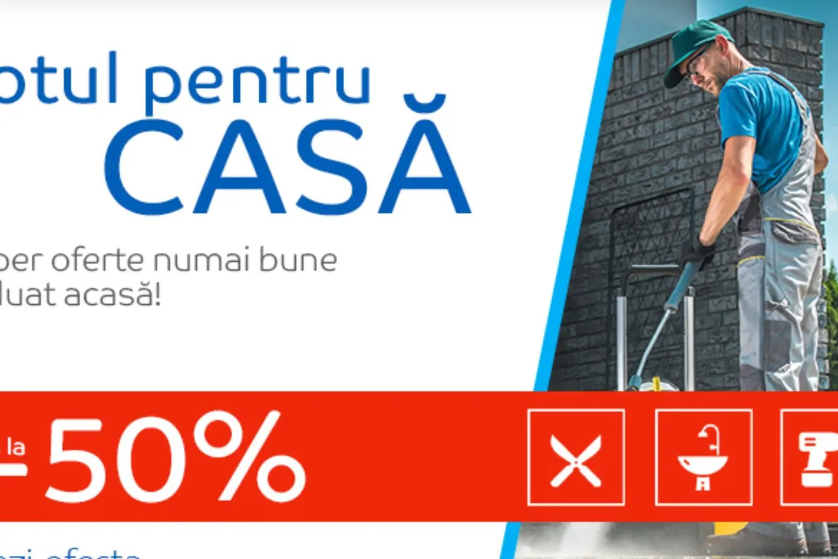 Mare campanie de reduceri la eMAG! Cele mai bune oferte din campania "Totul pentru casa"