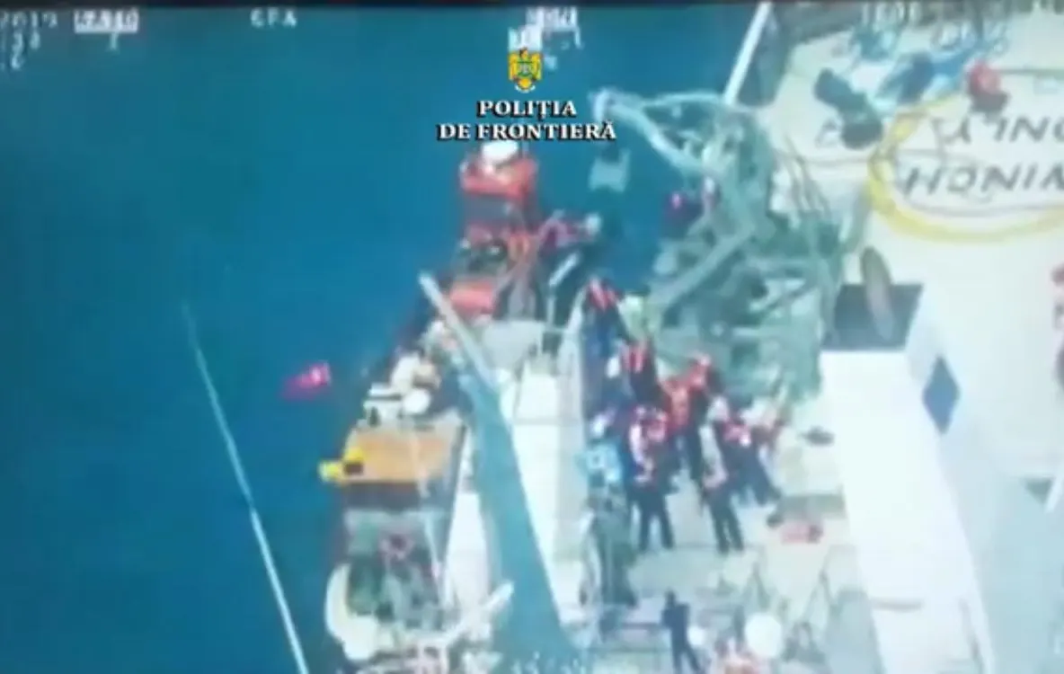 FOTO VIDEO Focuri de armă în Marea Neagră.Turci prinși la braconaj