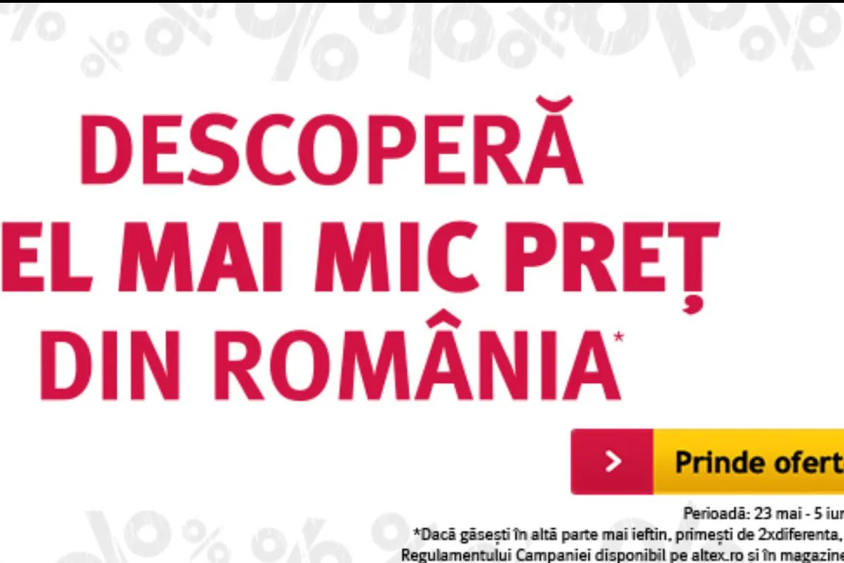 Altex - Ofertele cu cel mai mic pret din Romania