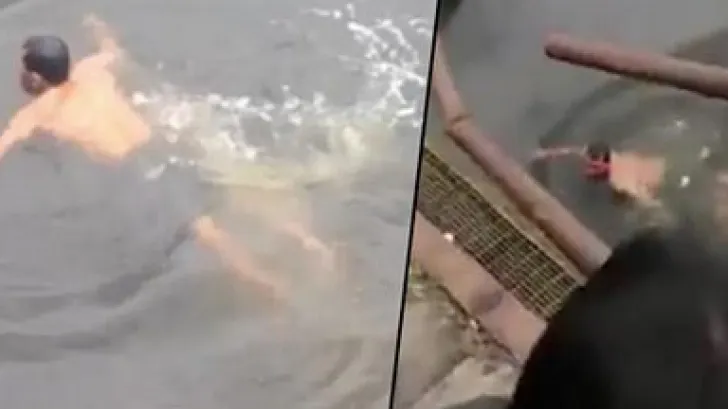 A sărit în apa plină cu crocodili. Credea că-i poate îmblânzi "cu vorba". TERIFIANT ce a urmat