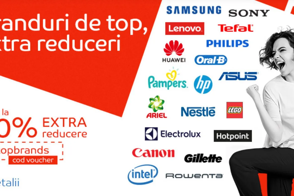 eMAG – Promotie foarte rar intalnita! Reduceri pentru cele mai puternice branduri