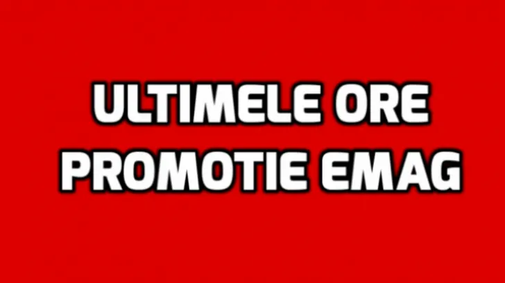 eMAG Revolutia Preturilor - Ultimele ore de promotie. Ce produse mai sunt cu 50% reducere