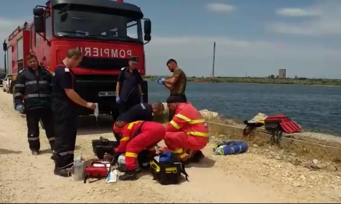 Un marinar militar s-a înecat la Năvodari! S-a scufundat să culeagă melci (FOTO+VIDEO)  