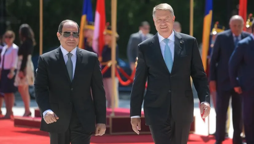 Iohannis: România și Egiptul, interesate de stabilizarea situaţiilor de criză din Orientul Mijlociu 