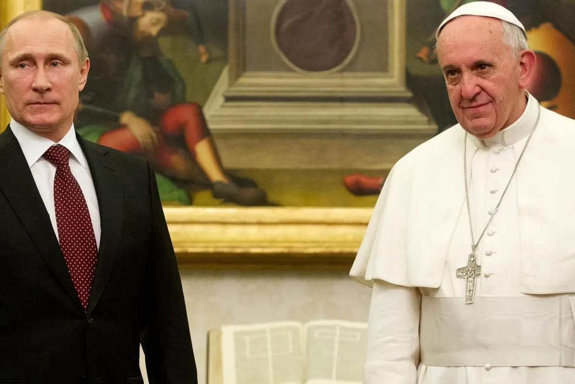 Întâlnire de gradul zero la Vatican. Papa Francisc îl primește pe Vladimir Putin