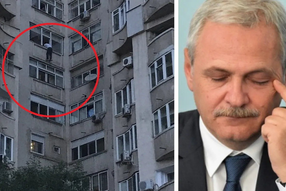 Un bucureștean a amenințat că se aruncă de la etajul 6 dacă Dragnea nu e eliberat