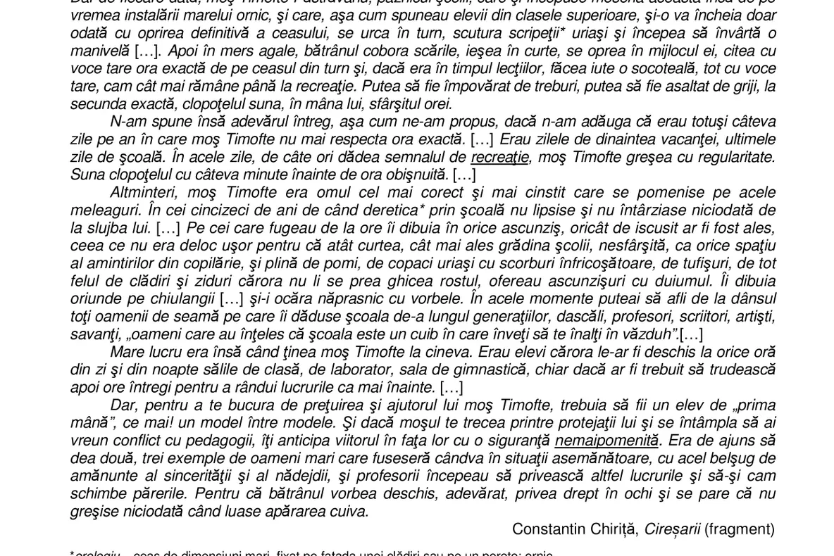 Evaluare Națională 2019 subiecte Română. Cum arată subiectele?