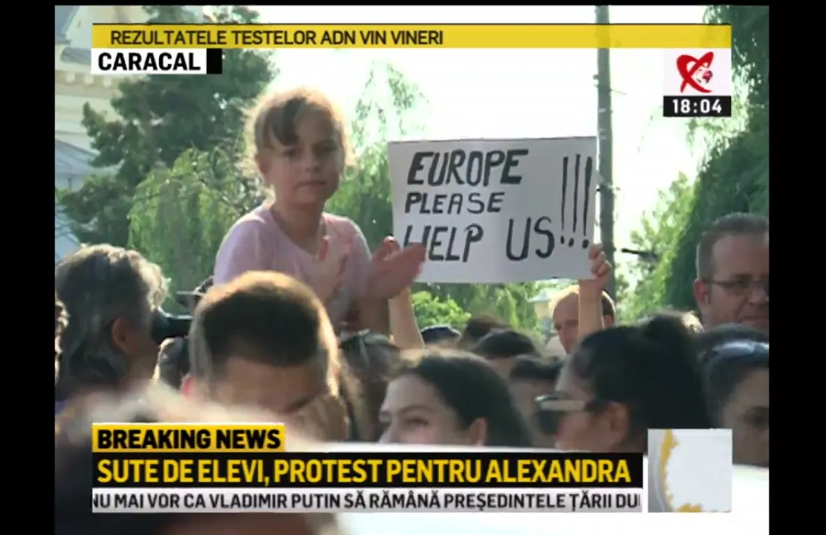 Proteste la Caracal și Craiova în memoria Alexandrei: „112,cum să am încredere în voi?”