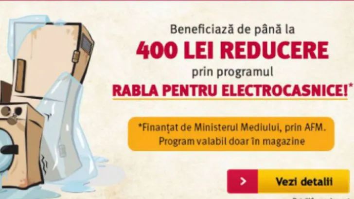 Altex - Programul Rabla pentru electrocasnice