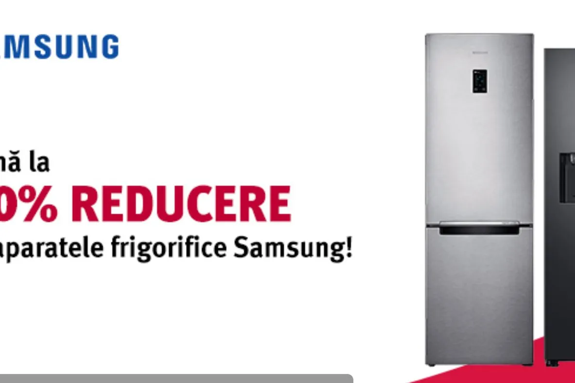 Altex - Electrocasnicele Samsung au reduceri de 20%