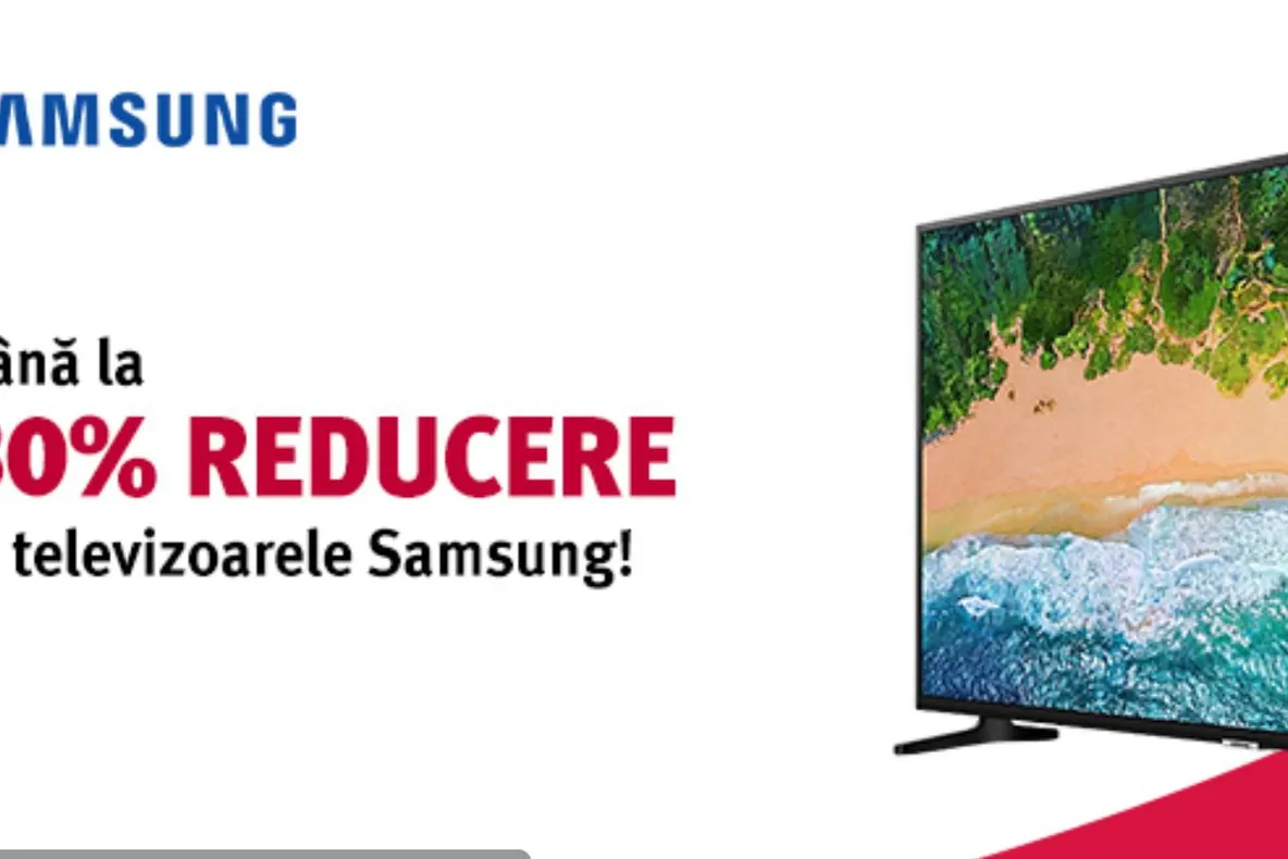Altex - Reduceri de pana la 30% pentru televizoarele Samsung