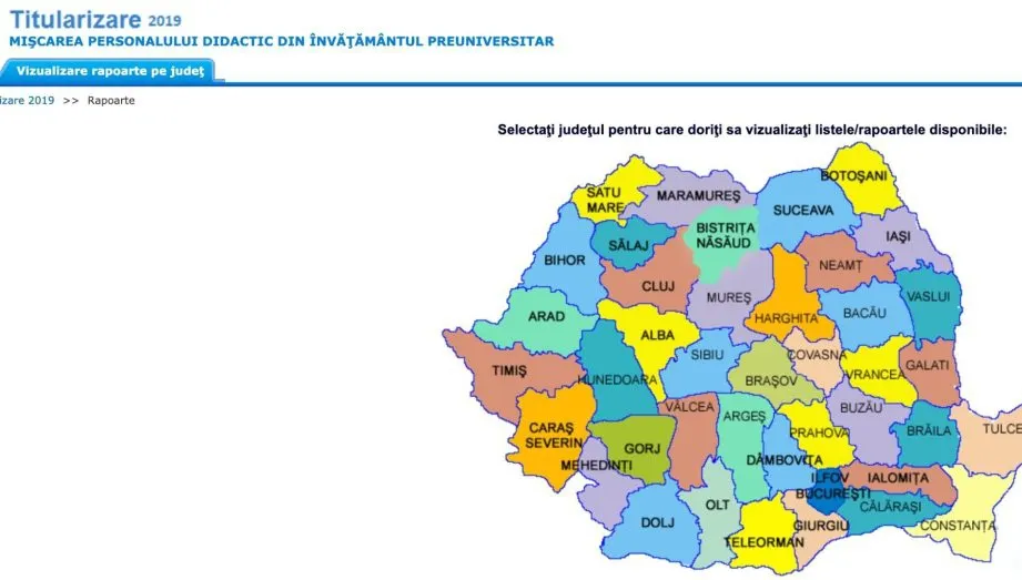 EDU.ro Rezultate Titularizare 2019 // Ierarhia pe județe și în București