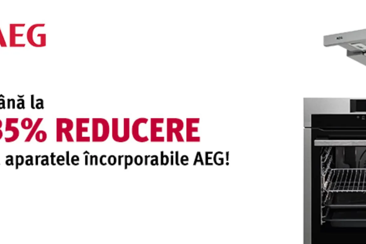 Altex - Electrocasnicele incorporabile au reduceri de pana la 35%