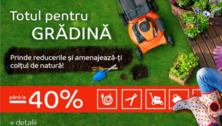 eMAG - Totul pentru gradina - Promotie de vara