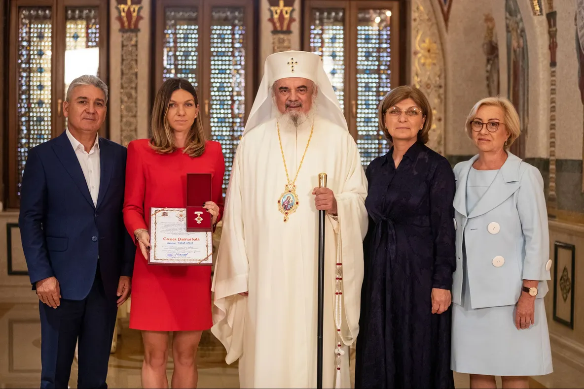Simona Halep, premiată de Patriarhul Daniel!