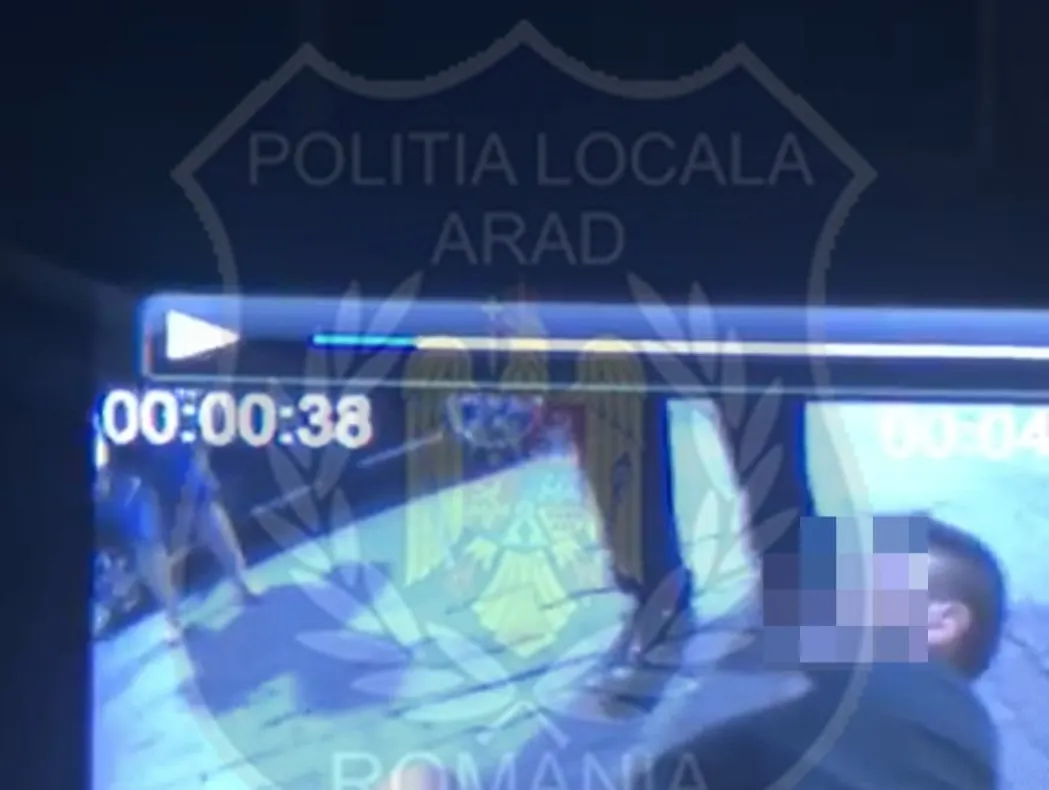 Scandal între 4 bărbați, la o benzinărie din Arad. 2 bărbați, imobilizați de către polițiștii locali