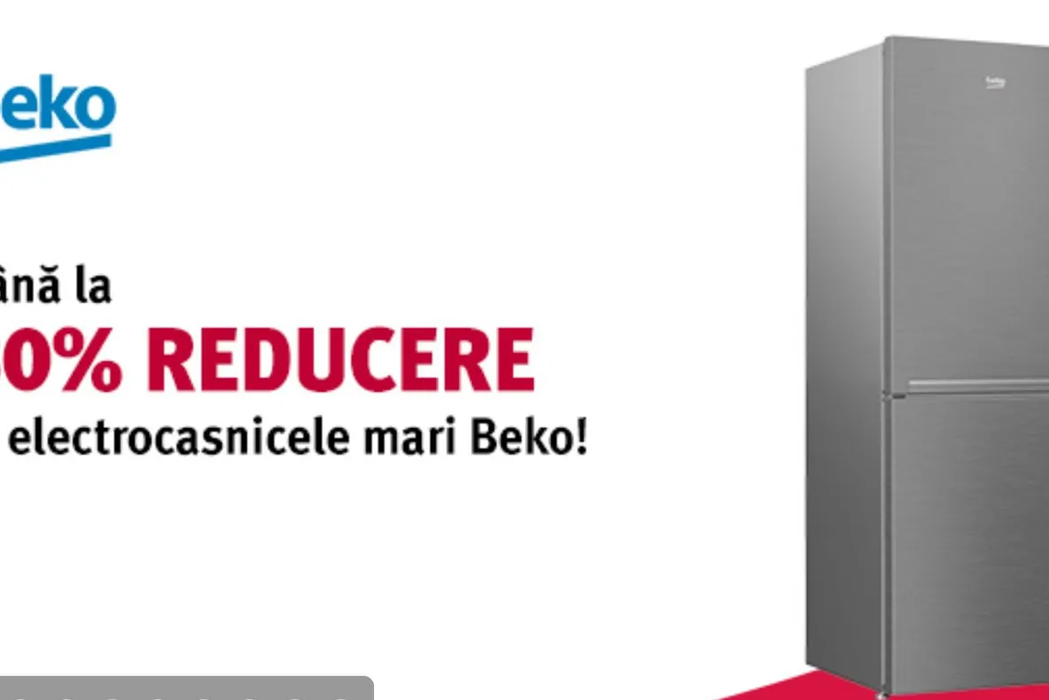 Altex - Electrocasnice Beko ce au reduceri de pana la 30%