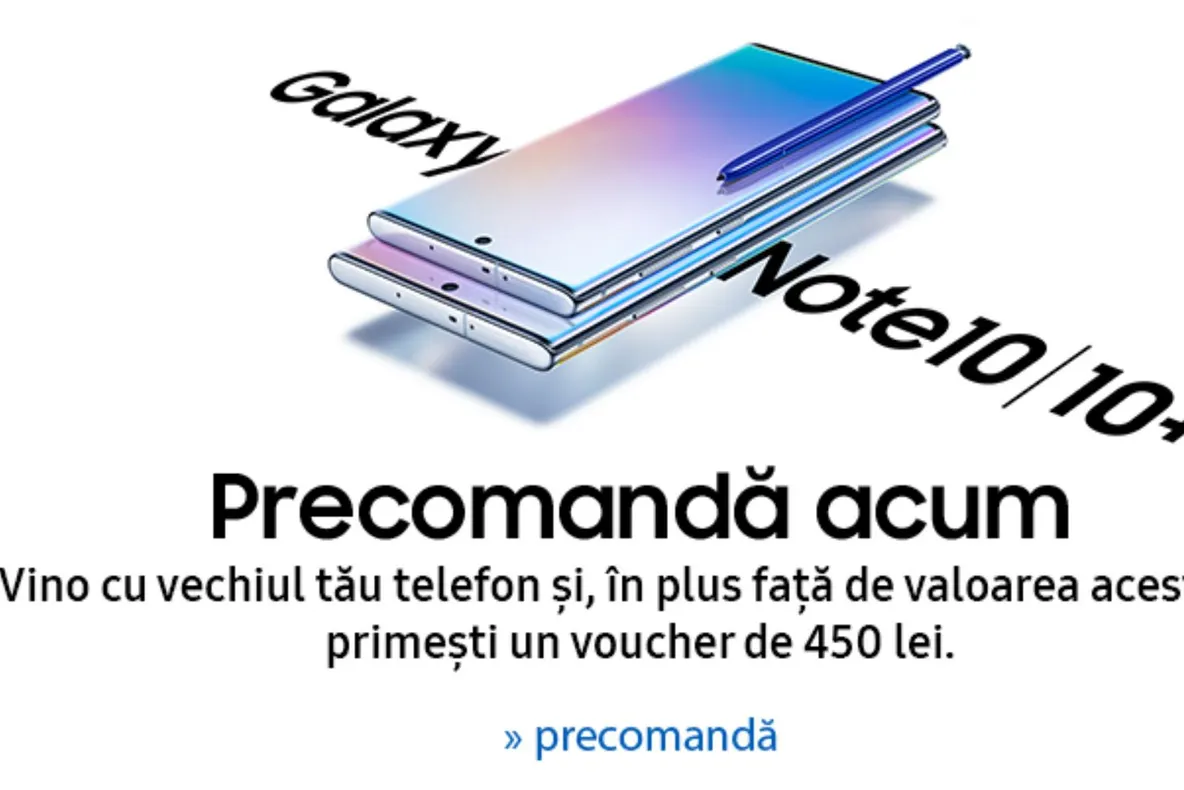 Samsung Galaxy Note 10 - Cat costa toate modelele de telefoane la eMAG