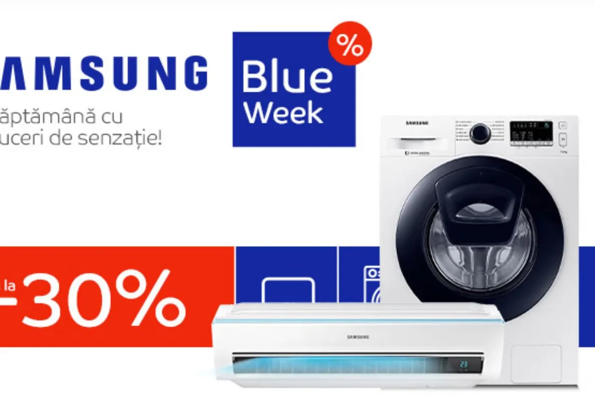 eMAG Samsung Blue Week - Reduceri de pana la 30%