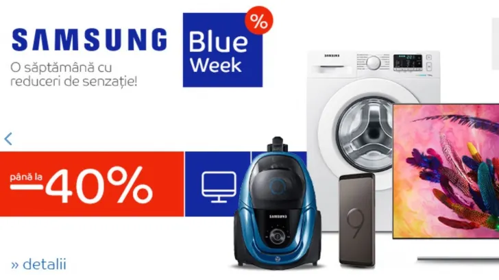 eMAG Blue Week – 4 categorii de produse extrem de bune care au reduceri de pana la 40%