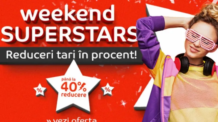 eMAG Weekend Superstars – Reduceri tari in procent, disponibile doar cateva ore