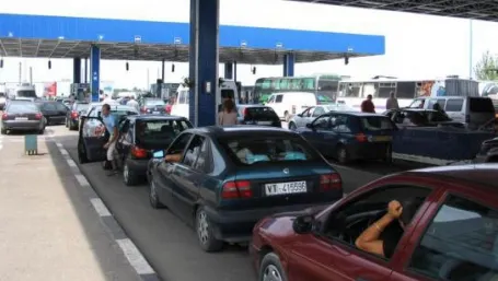Aglomerație mare și în vama Giurgiu. Se așteaptă aproape două ore