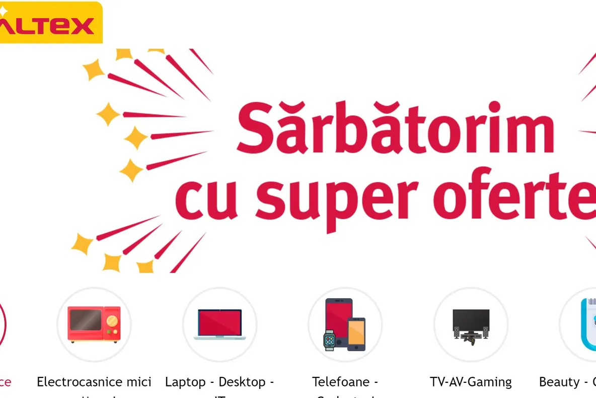 Altex la 28 de ani - Ofertele cele mai bune la televizoare 4k ultra hd
