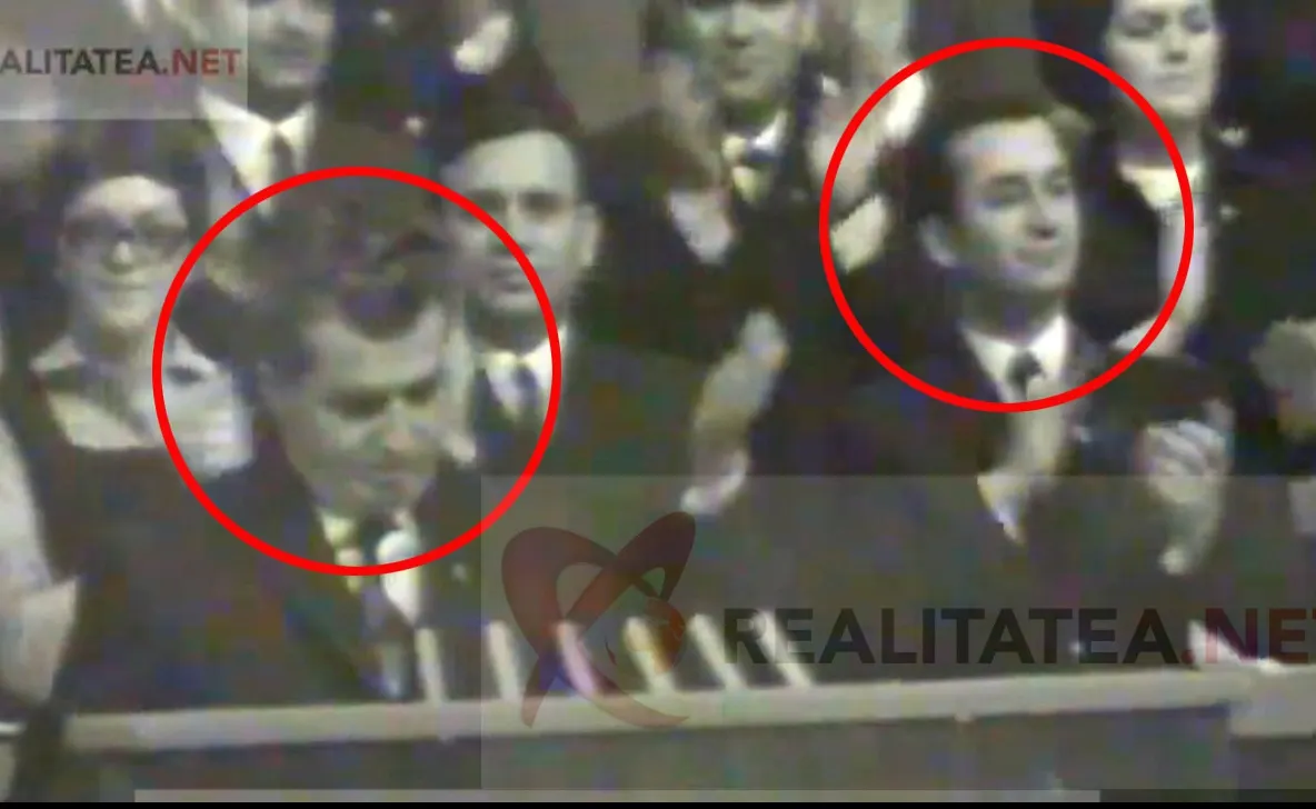 Imagini fabuloase cu Iliescu și Ceaușescu, surprinși la Sala Palatului