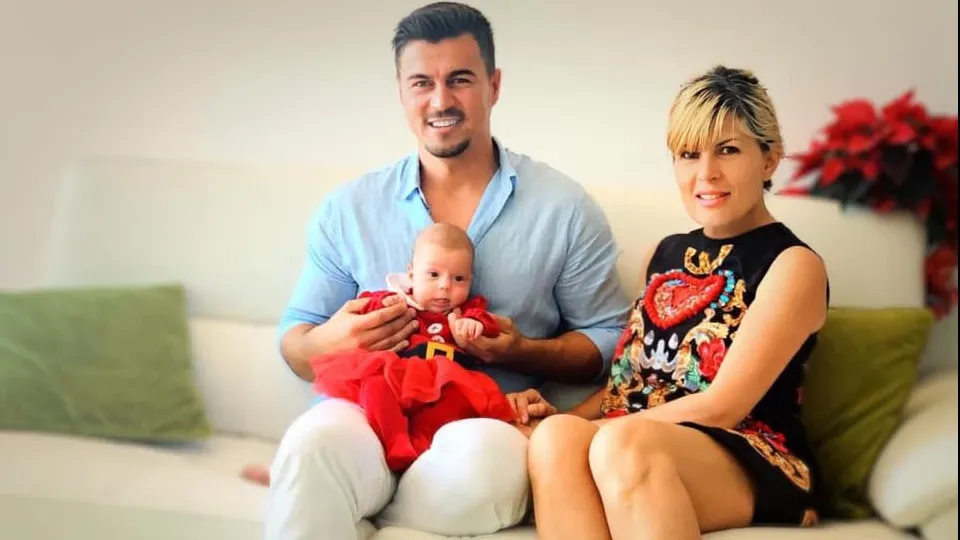 Elena Udrea își botează fetița 