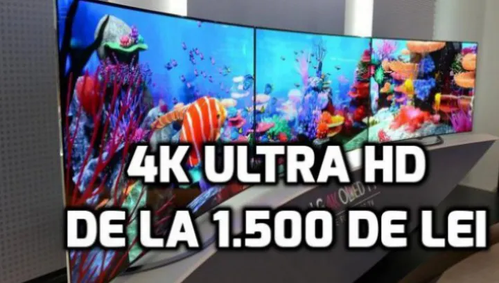 eMAG – Televizoarele 4K ULTRA HD, mult ieftinite. Cele mai bune oferte de azi