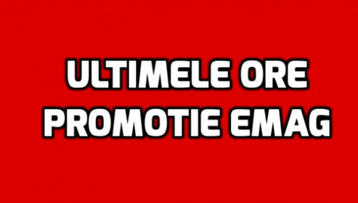 eMAG Revolutia Preturilor - Ultimele ore de promotie. Ce produse mai sunt cu 60% reducere