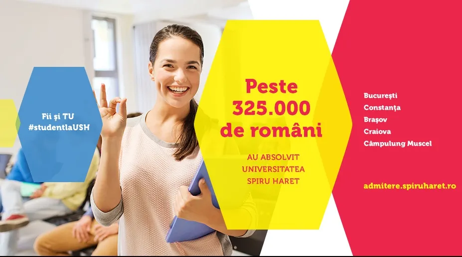 De aproape trei decenii, Universitatea Spiru Haret este lider în domeniul învăţământului privat (P)